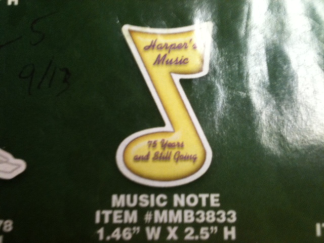 Music Note Thin Stock Magnet
GM-MMB3833